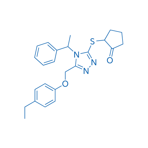 2-((5-((4-Ethylphenoxy)methyl)-4-(1-phenylethyl)-4H-1,2,4-triazol&hellip;