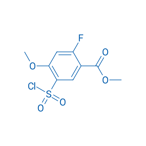 Methyl 5-(chlorosulfonyl)-2-fluoro-4-methoxybenzoate