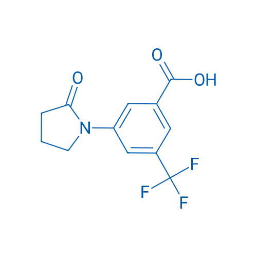 3-(2-Oxopyrrolidin-1-yl)-5-(trifluoromethyl)benzoic acid