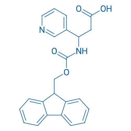 3-((((9H-Fluoren-9-yl)methoxy)carbonyl)amino)-3-(pyridin-3-yl)propanoic acid