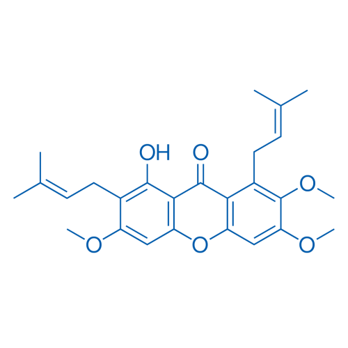 1-Hydroxy-3,6,7-trimethoxy-2,8-bis(3-methylbut-2-en-1-yl)-9H-xanthen-9-one