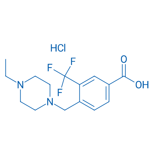 4-((4-Ethylpiperazin-1-yl)methyl)-3-(trifluoromethyl)benzoic acid hydrochloride
