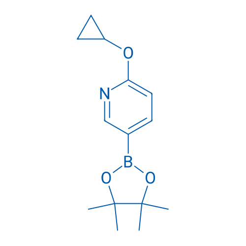 2-Cyclopropoxy-5-(4,4,5,5-tetramethyl-1,3,2-dioxaborolan-2-yl)pyridine