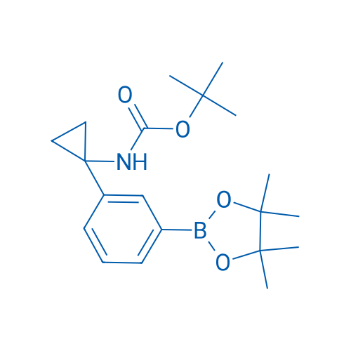 tert-Butyl (1-(3-(4,4,5,5-tetramethyl-1,3,2-dioxaborolan-2-yl)phenyl)cyclopropyl)carbamate