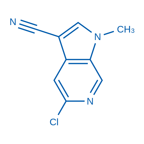 5-Chloro-1-methyl-1H-pyrrolo[2,3-c]pyridine-3-carbonitrile&hellip;