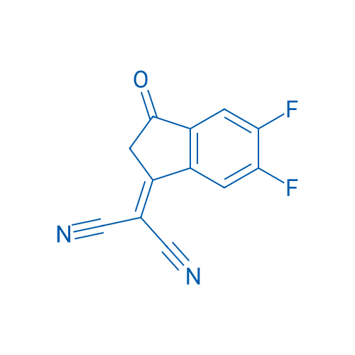2-(5,6-Difluoro-3-oxo-2,3-dihydro-1H-inden-1-ylidene)malononitrile