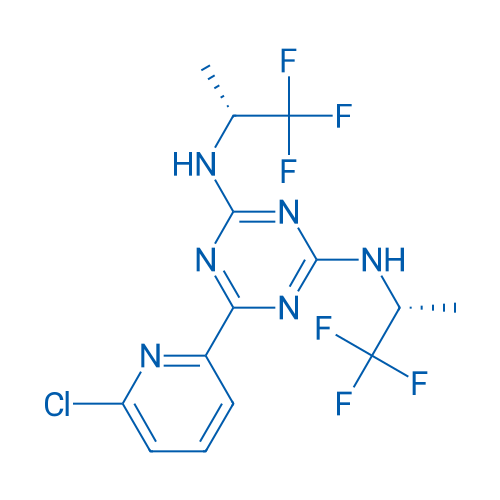 6-(6-Chloropyridin-2-yl)-N2,N4-bis((R)-1,1,1-trifluoropropan-2-yl…