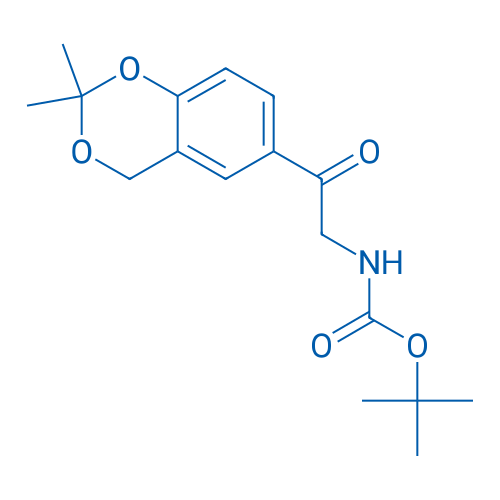 tert-Butyl (2-(2,2-dimethyl-4H-benzo[d][1,3]dioxin-6-yl)-2-oxoethyl)carbamate