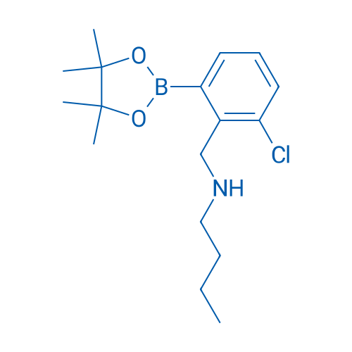 N-(2-Chloro-6-(4,4,5,5-tetramethyl-1,3,2-dioxaborolan-2-yl)benzyl)butan-1-amine