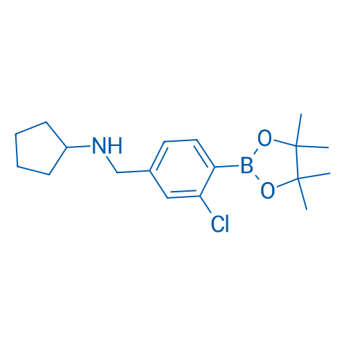 N-(3-Chloro-4-(4,4,5,5-tetramethyl-1,3,2-dioxaborolan-2-yl)benzyl)cyclopentanamine