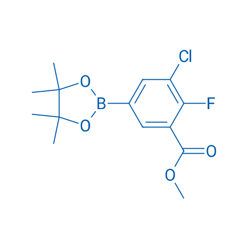 Methyl 3-chloro-2-fluoro-5-(4,4,5,5-tetramethyl-1,3,2-dioxaborolan-2-yl)benzoate