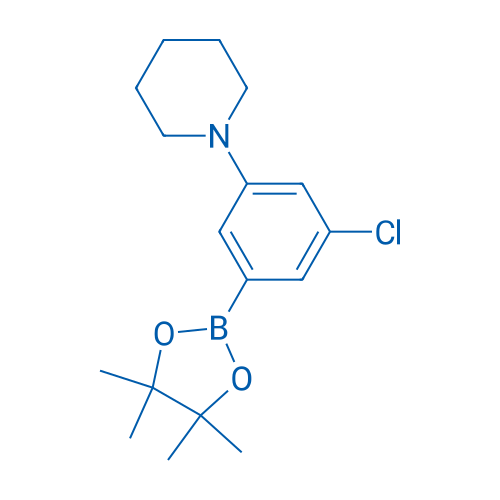 1-(3-Chloro-5-(4,4,5,5-tetramethyl-1,3,2-dioxaborolan-2-yl)phenyl)piperidine