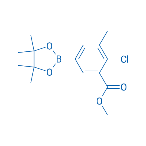 Methyl 2-chloro-3-methyl-5-(4,4,5,5-tetramethyl-1,3,2-dioxaborolan-2-yl)benzoate