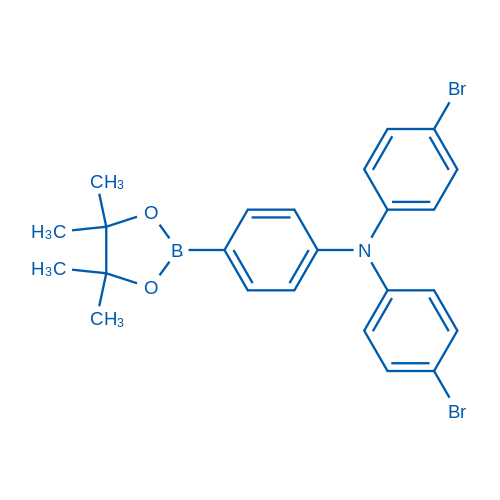 4-Bromo-N-(4-bromophenyl)-N-(4-(4,4,5,5-tetramethyl-1,3,2-dioxabo&hellip;