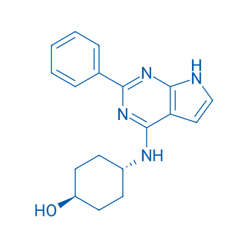 rel-(1r,4r)-4-((2-Phenyl-7H-pyrrolo[2,3-d]pyrimidin-4-yl)amino)cy&hellip;
