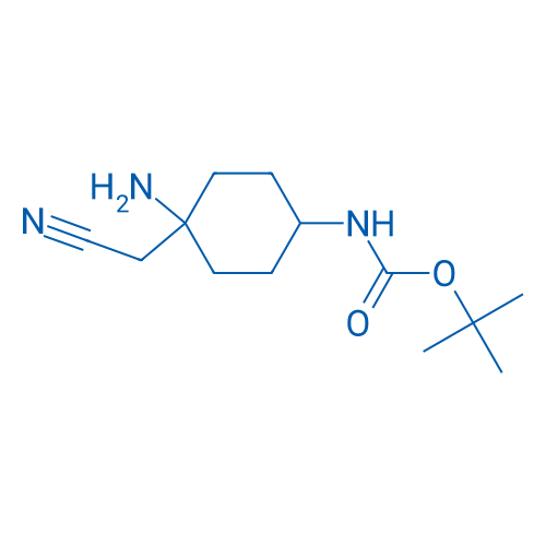 tert-butyl N-[4-amino-4-(cyanomethyl)cyclohexyl]carbamate