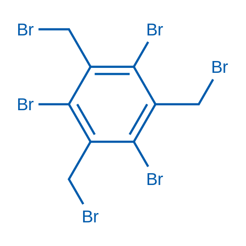 1,3,5-tribromo-2,4,6-tris(bromomethyl)benzene