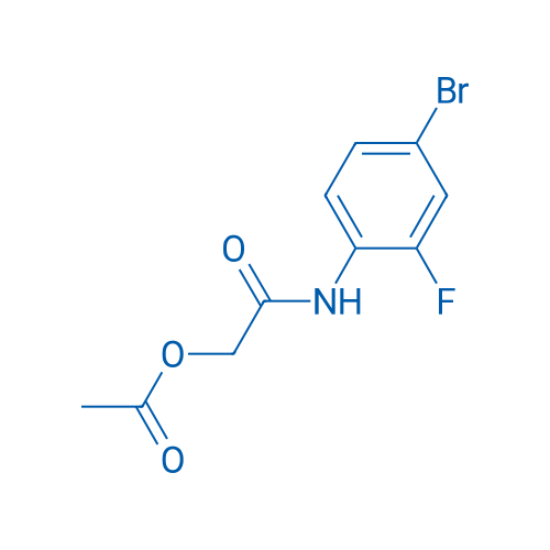 (4-Bromo-2-fluorophenylcarbamoyl)methyl acetate