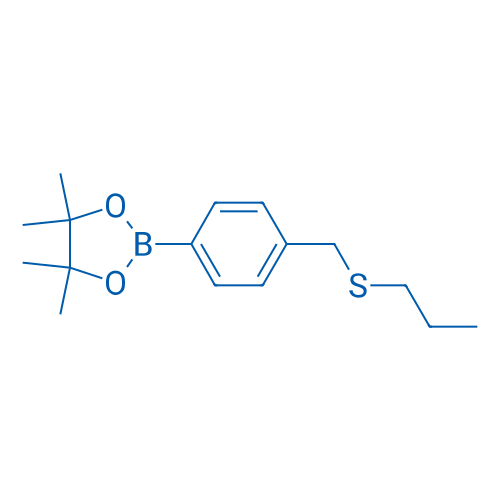 4,4,5,5-Tetramethyl-2-(4-((propylthio)methyl)phenyl)-1,3,2-dioxaborolane