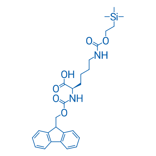 (R)-2-((((9H-Fluoren-9-yl)methoxy)carbonyl)amino)-6-(((2-(trimethylsilyl)ethoxy)carbonyl)amino)hexanoic acid
