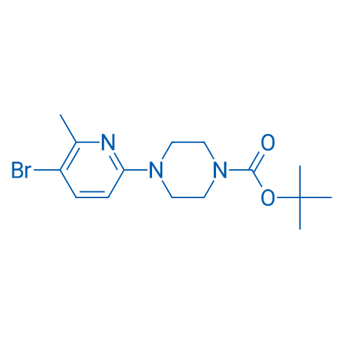 tert-Butyl 4-(5-bromo-6-methylpyridin-2-yl)piperazine-1-carboxylate