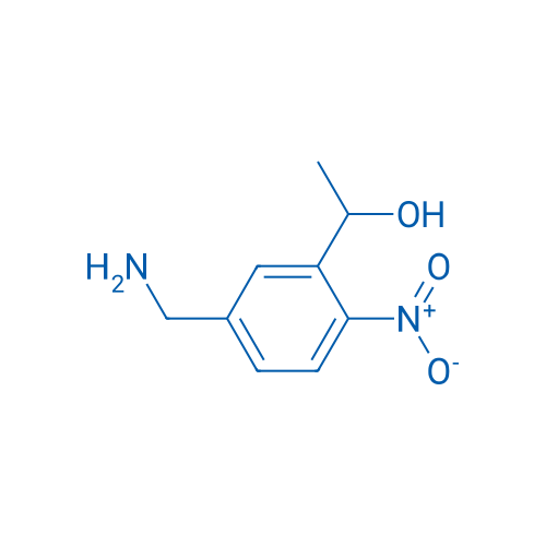 1-(5-(Aminomethyl)-2-nitrophenyl)ethanol