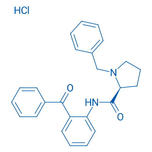 (S)-N-(2-Benzoylphenyl)-1-benzylpyrrolidine-2-carboxamide hydroch&hellip;