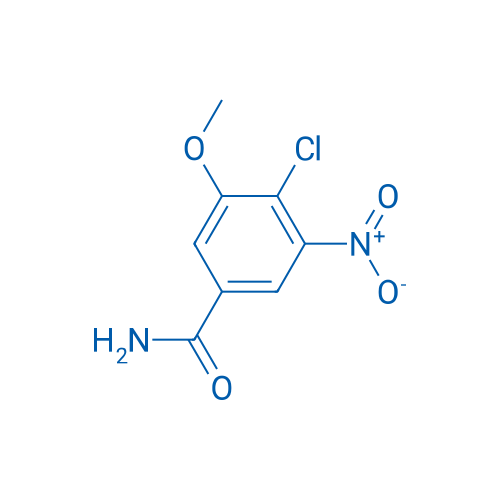 4-Chloro-3-methoxy-5-nitrobenzamide