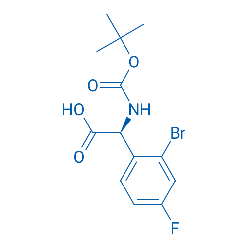 (S)-2-(2-BROMO-4-FLUOROPHENYL)-2-((TERT-BUTOXYCARBONYL)AMINO)ACETIC ACID