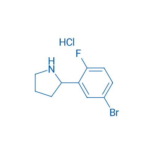 2-(5-BROMO-2-FLUOROPHENYL)PYRROLIDINE HCL&hellip;