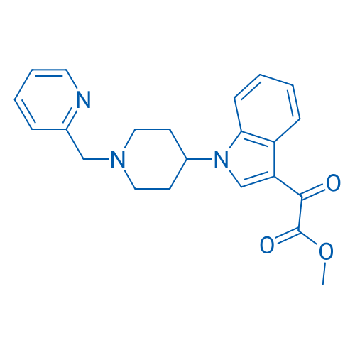 Methyl 2-oxo-2-(1-{1-[(pyridin-2-yl)methyl]piperidin-4-yl}-1H-indol-3-yl)acetate