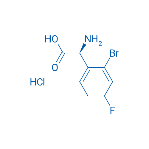 (S)-2-amino-2-(2-bromo-4-fluorophenyl)acetic acid hcl