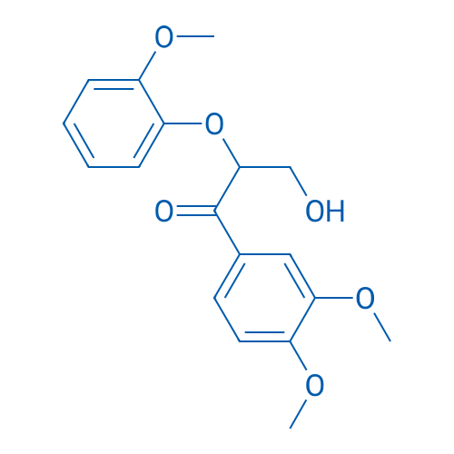 1-(3,4-Dimethoxyphenyl)-3-hydroxy-2-(2-methoxyphenoxy)propan-1-one