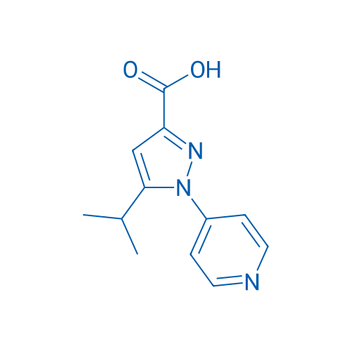 5-(Propan-2-yl)-1-(pyridin-4-yl)-1H-pyrazole-3-carboxylic acid