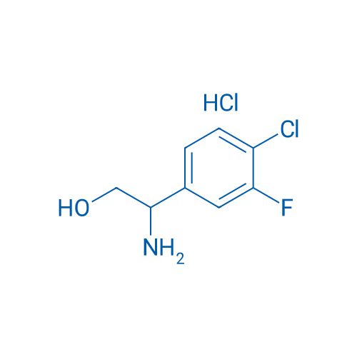 2-Amino-2-(4-chloro-3-fluorophenyl)ethan-1-ol hydrochloride