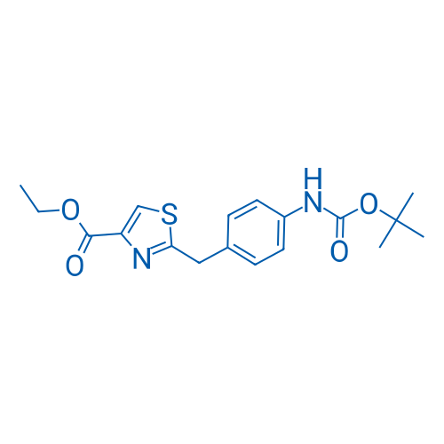 Ethyl 2-(4-((tert-butoxycarbonyl)amino)benzyl)thiazole-4-carboxylate