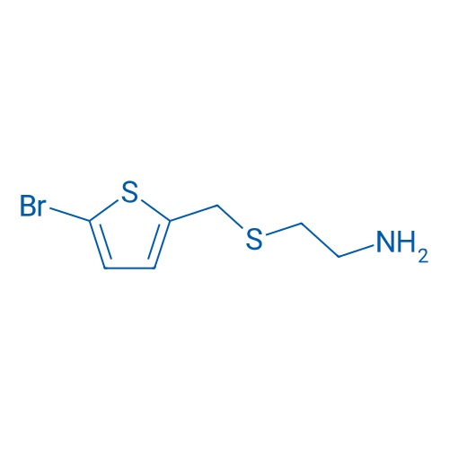 2-(((5-Bromothiophen-2-yl)methyl)thio)ethan-1-amine