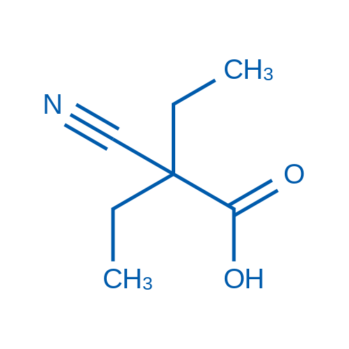 2-Cyano-2-ethylbutanoic acid