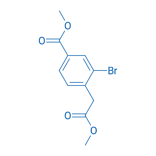 Methyl 3-bromo-4-(2-methoxy-2-oxoethyl)benzoate