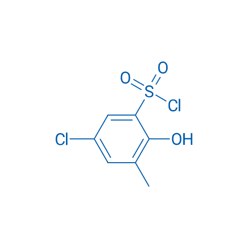 5-Chloro-2-hydroxy-3-methylbenzene-1-sulfonyl chloride