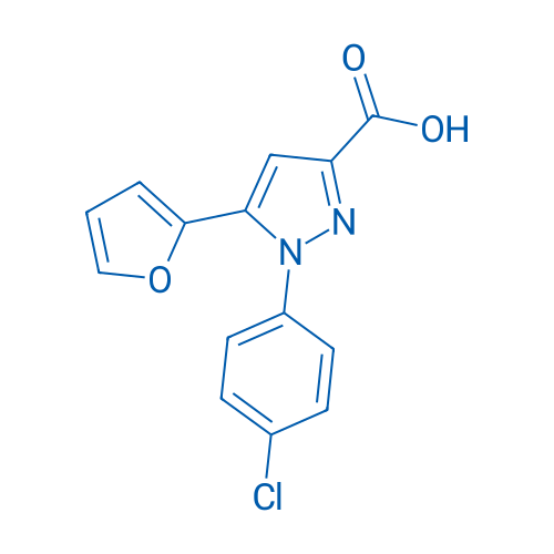 1-(4-Chlorophenyl)-5-(furan-2-yl)-1H-pyrazole-3-carboxylic acid